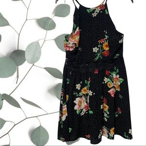 Trixxi black floral dress - size 9